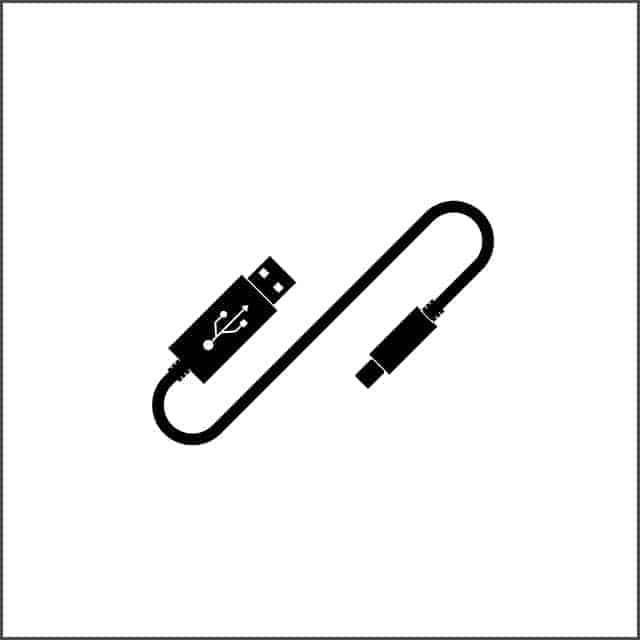 An image of a USB cable icon