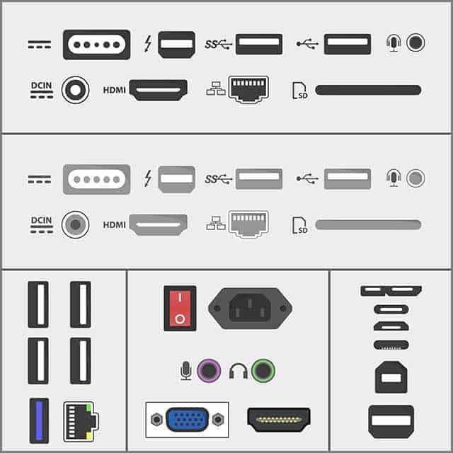 laptop and pc connectors