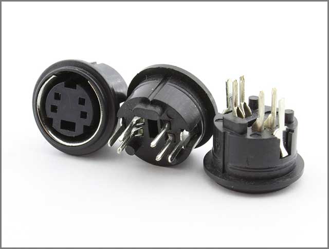 nonstandard four-pin mini din
