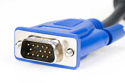 VGA cable connector and digital video cables