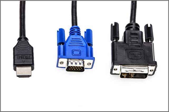 Brass Vga or Dvi Cable