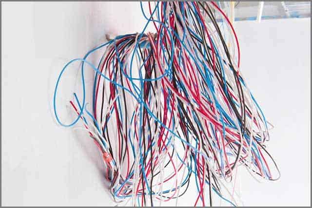 wiring harness used in the building