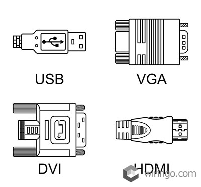 Computer monitor Cables 1