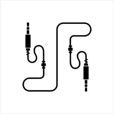 Audio Cable Icon, Plug Wire