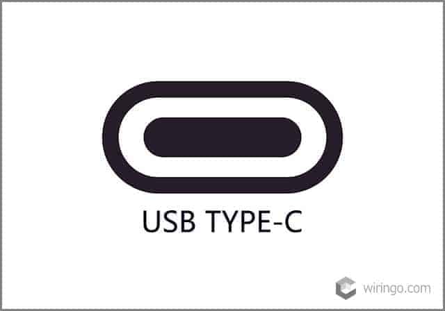 USB Type C port icon