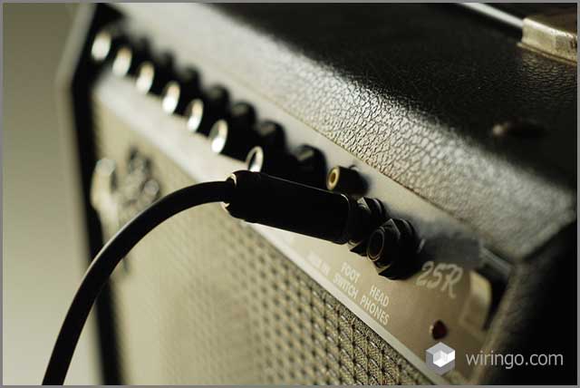 Guitar Amplifier with Cable Audio Jack
