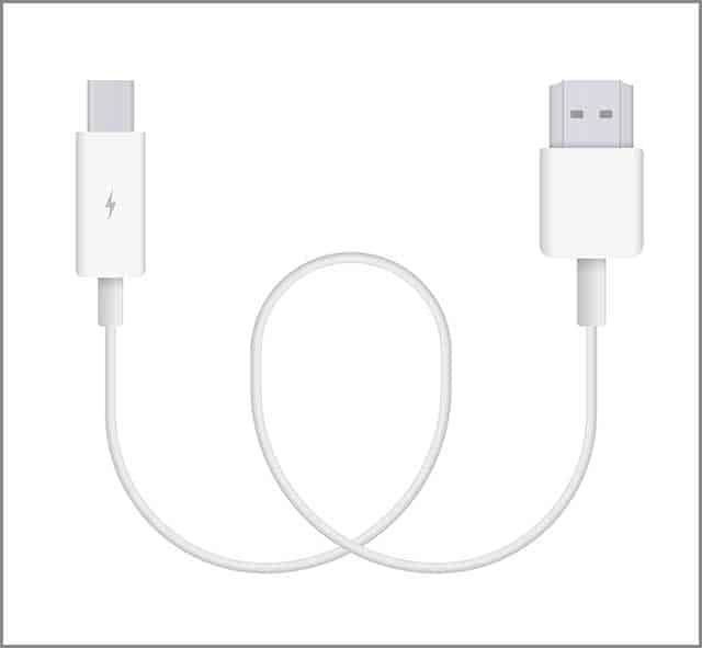 HDMI to USB c Cable