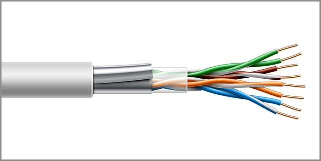 Twisted Pair Cable with Shielded Structure