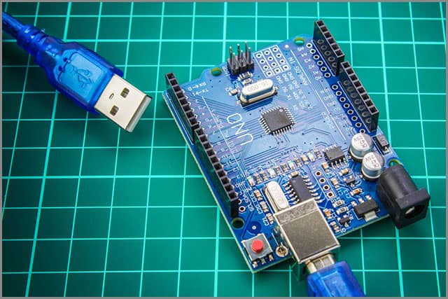 An Arduino Uno Board