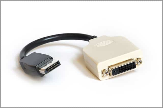 DisplayPort to DVI Cable