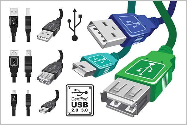Mini USB cable