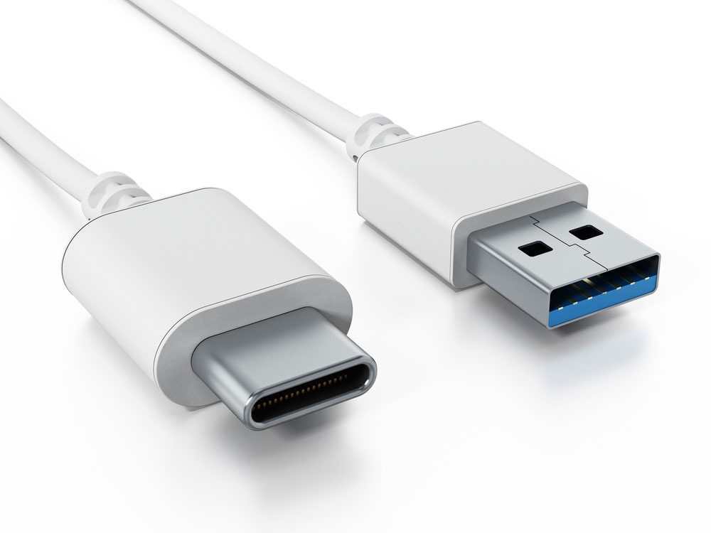 USB Type C and Type A isolated