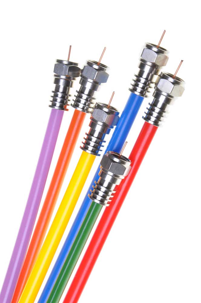 coaxial cable with connectors