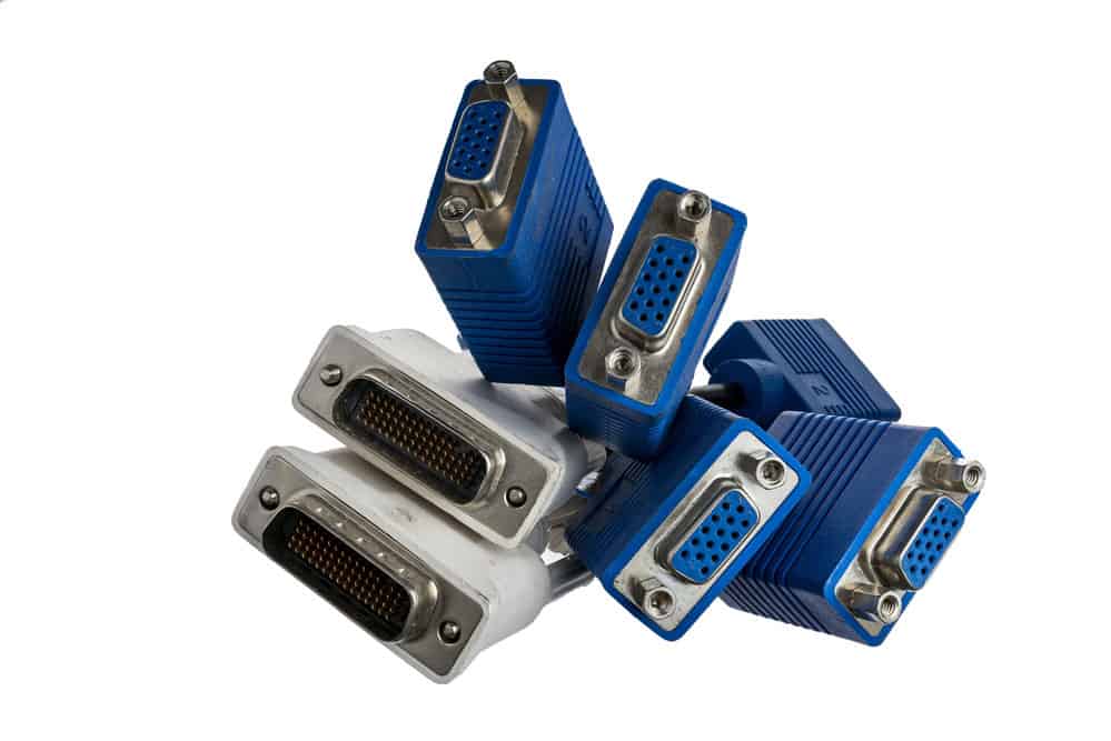 DVI Cable Assembly:  computer connectors for connecting monitors