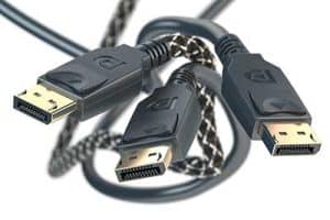 Braided DisplayPort cables