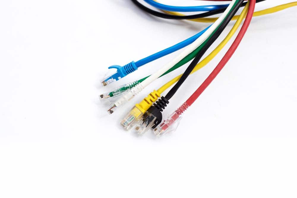 Different Color Ethernet Cables