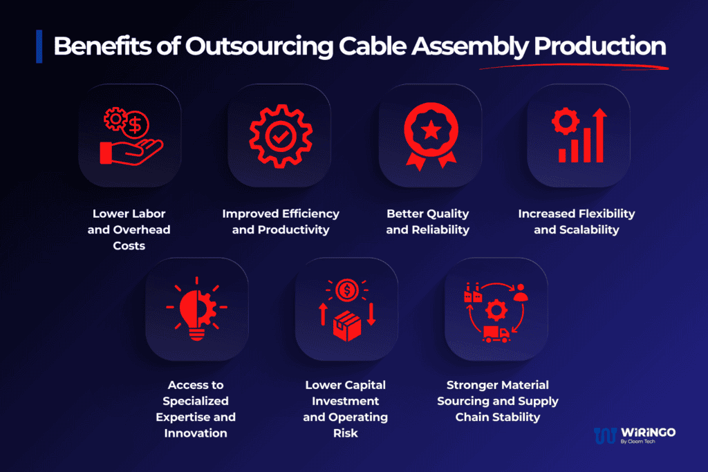 Benefits of Outsourcing Cable Assembly Production