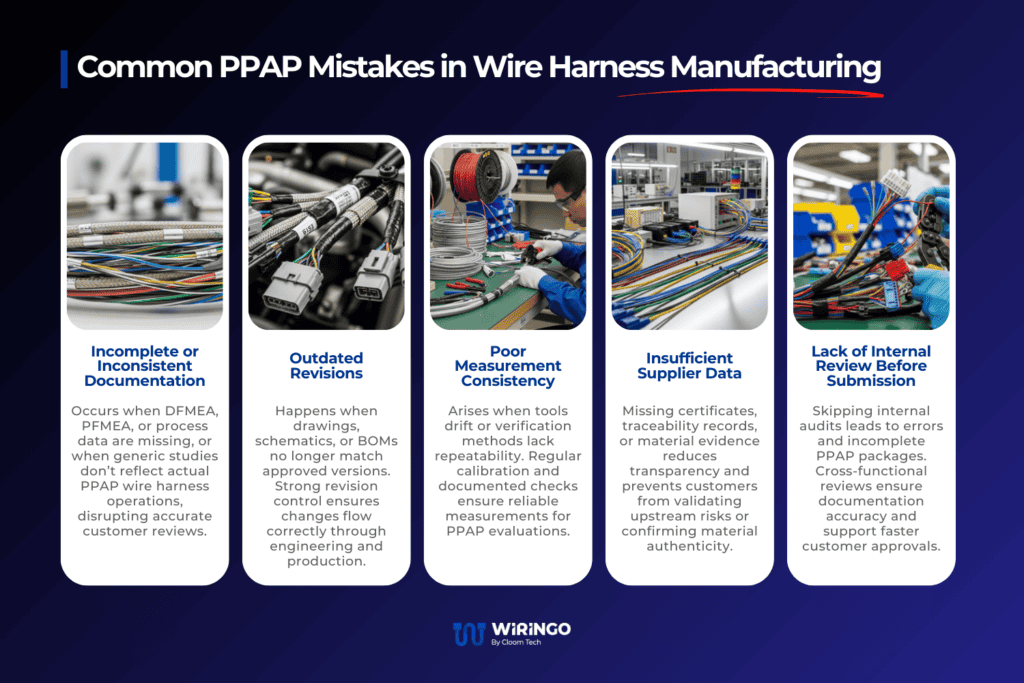 Common PPAP Mistakes in Wire Harness Manufacturing