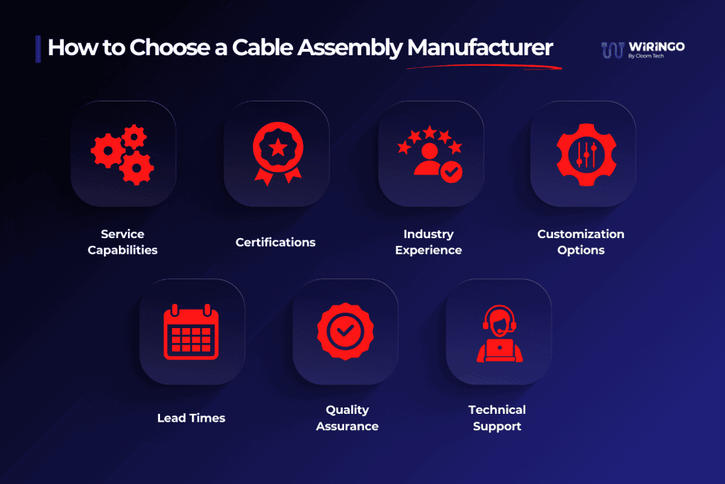 How to Choose a Cable Assembly Manufacturer