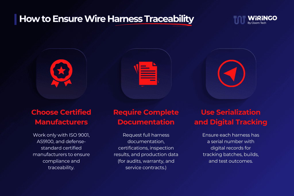 How to Ensure Wire Harness Traceability Across Defense Supply Chains