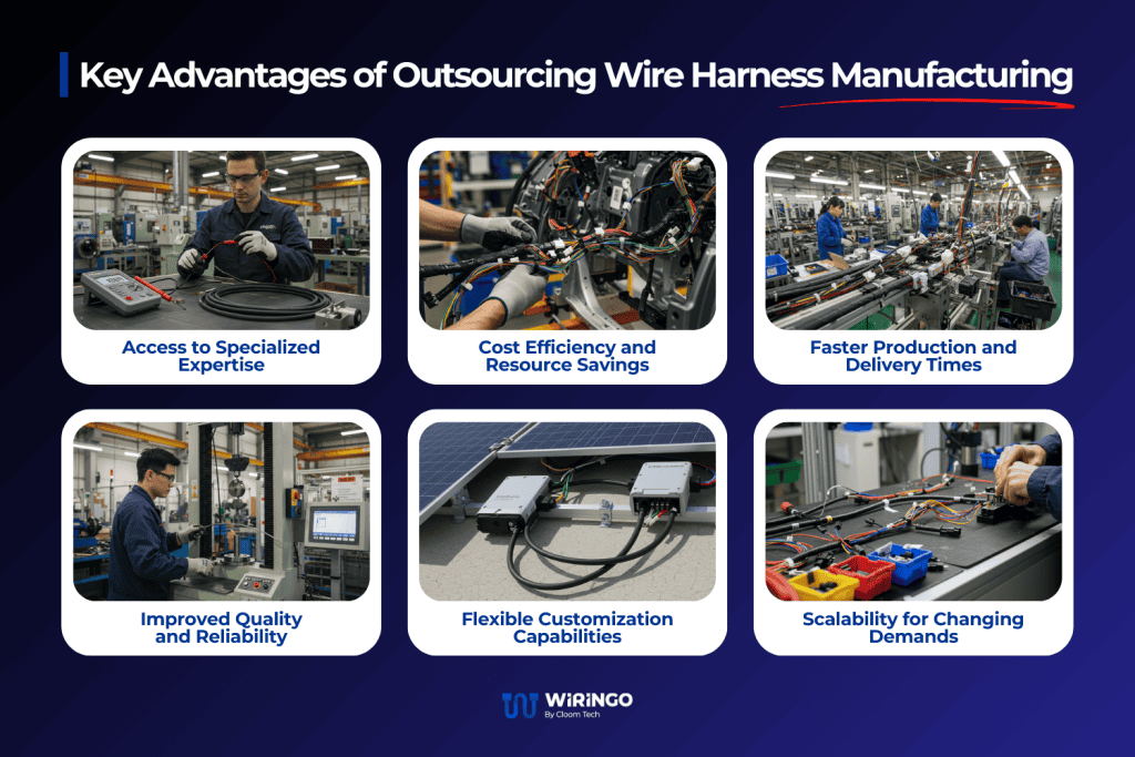Key advantages of outsourcing wire harness manufacturing